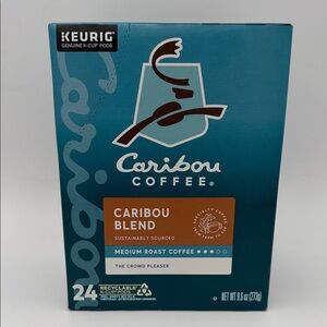 Caribou Coffee Caribou Blend Medium Roast Coffee Pods - Blue and Brown